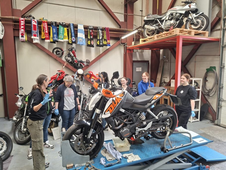 Motorradpflege